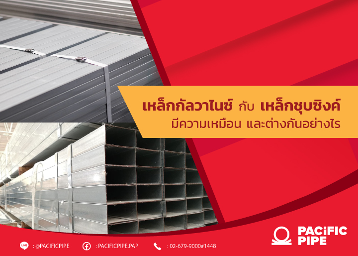 เจาะลึก ”เหล็กกัลวาไนซ์” กับ “เหล็กชุบซิงค์” มีความเหมือนและต่างกันอย่างไร